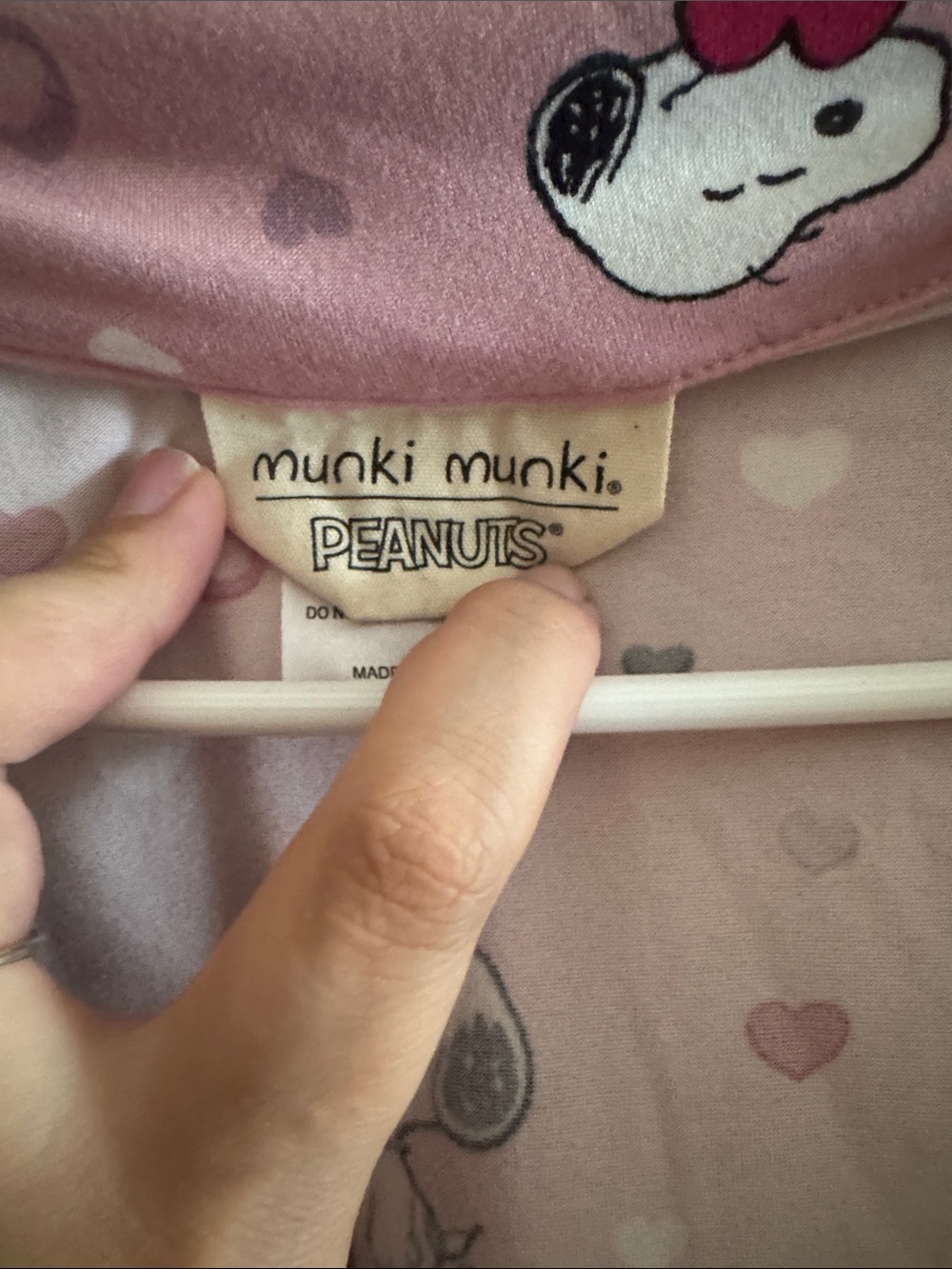 munki munki Pink Snoopy Short Pajama Set - Picture 4 of 4